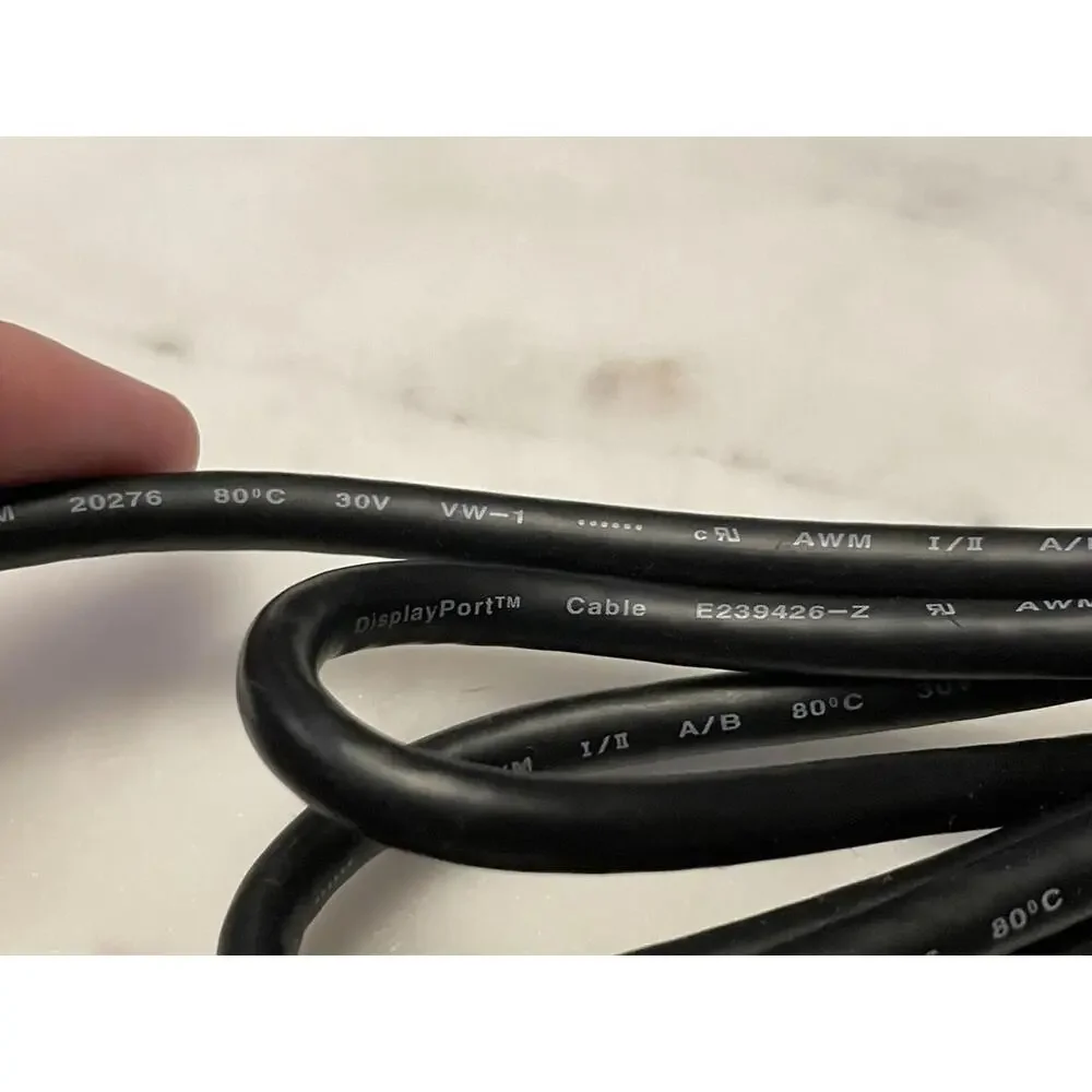 HDMI Cable Brand New DisplayPort to DisplayPort 5 ft  E239426-Z